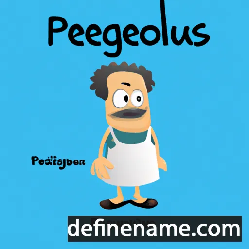 cartoon of the name Pelagios