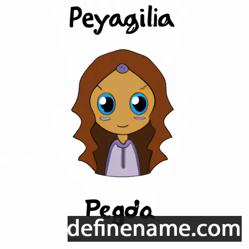 cartoon of the name Pelagiya