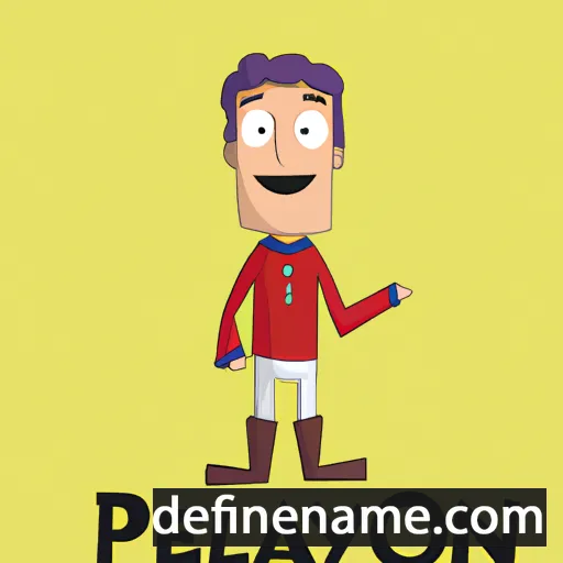 cartoon of the name Pelayo