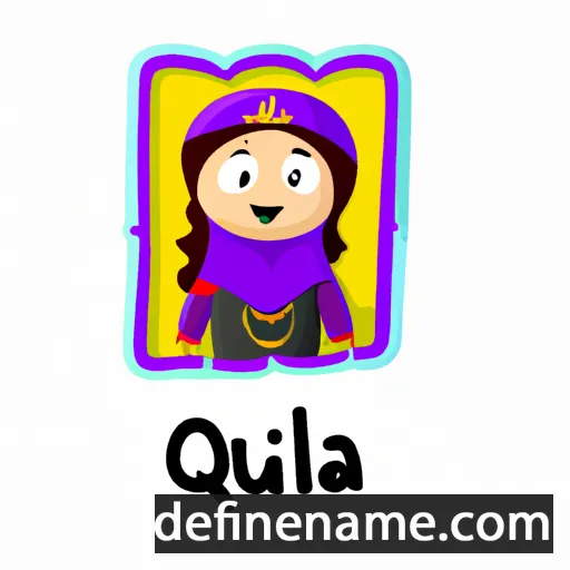 cartoon of the name Qillaq