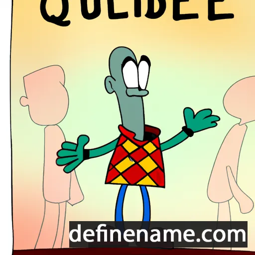 cartoon of the name Quidel