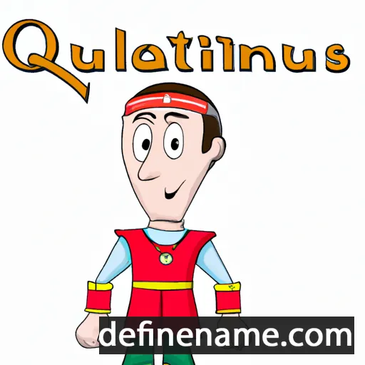 cartoon of the name Quintilius