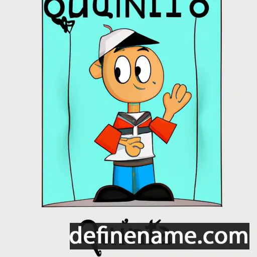 cartoon of the name Quintino