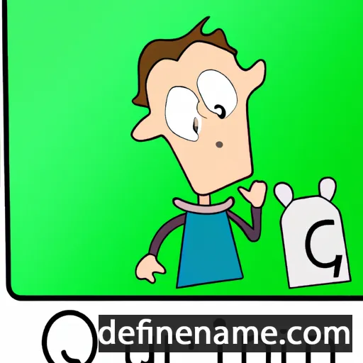 cartoon of the name Quirijn