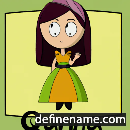 cartoon of the name Quirina