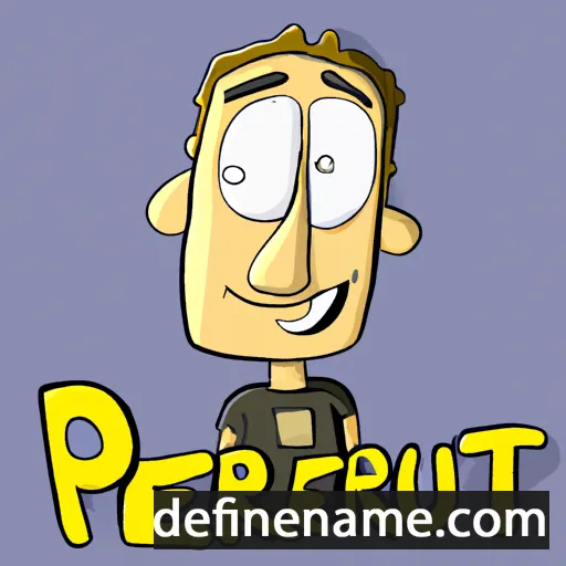 cartoon of the name Pétur