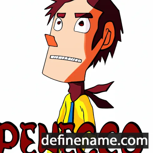 cartoon of the name Pencho