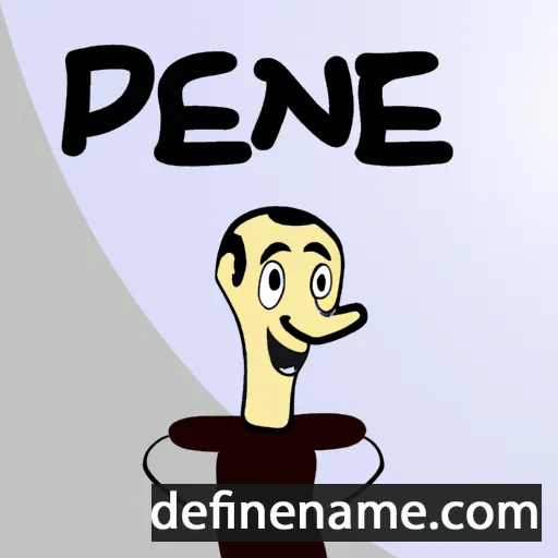 cartoon of the name Pene