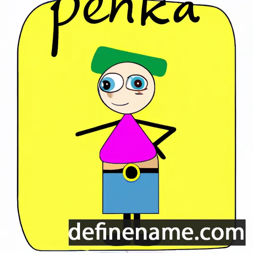 cartoon of the name Penka