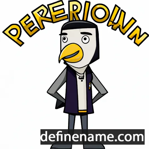 cartoon of the name Peregrine