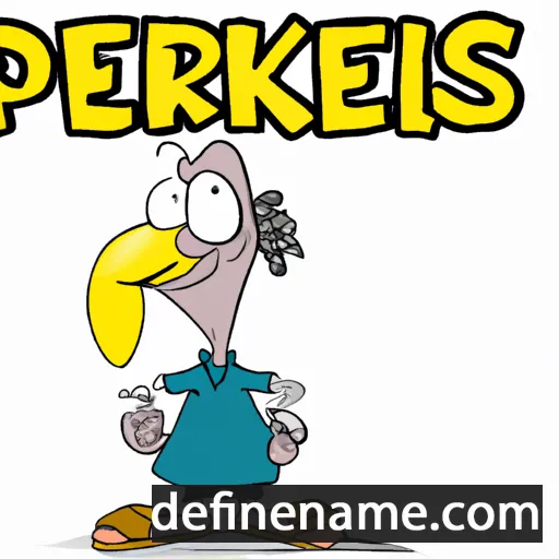 cartoon of the name Perikles