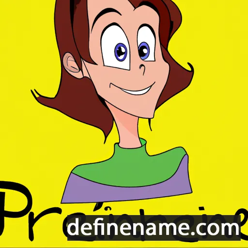 cartoon of the name Perrine