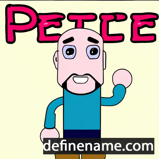 cartoon of the name Petre