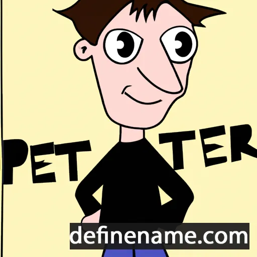 cartoon of the name Petter