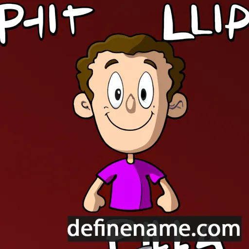 cartoon of the name Phillip