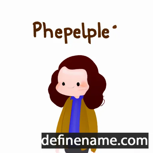 cartoon of the name Philomele