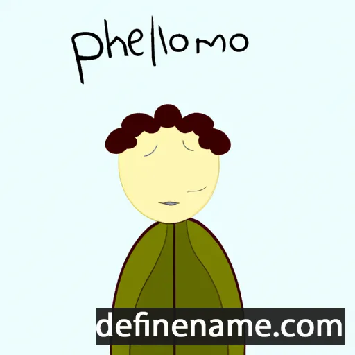 cartoon of the name Philoumene