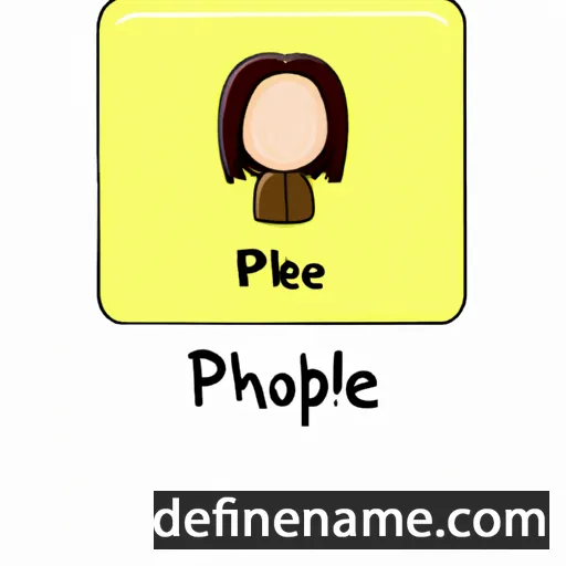 Phoebe cartoon