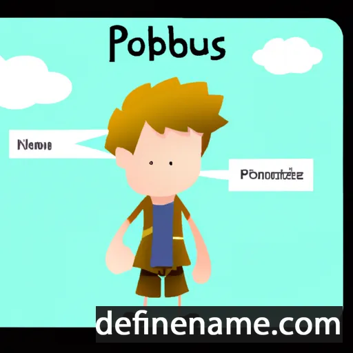 cartoon of the name Phoebus