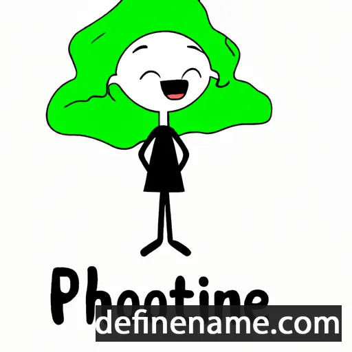 cartoon of the name Photine