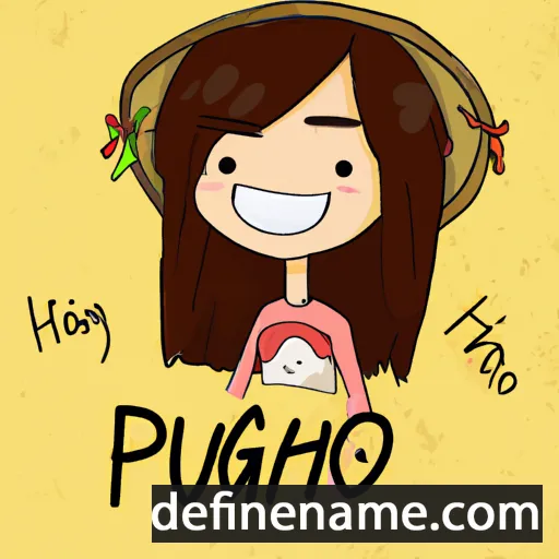 cartoon of the name Phuong