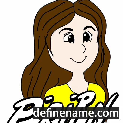 cartoon of the name Pınar