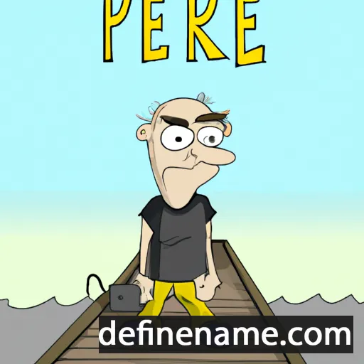 cartoon of the name Pier