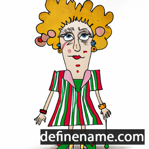 cartoon of the name Pierrette