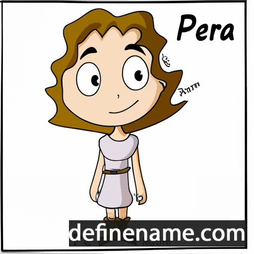 cartoon of the name Pietra