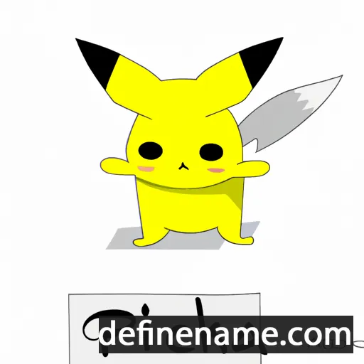 cartoon of the name Pika