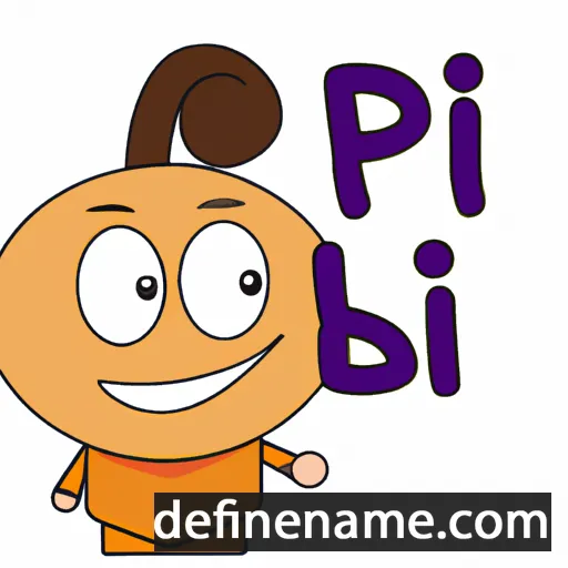 cartoon of the name Pilib