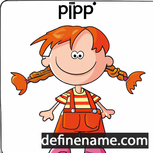 cartoon of the name Pippi