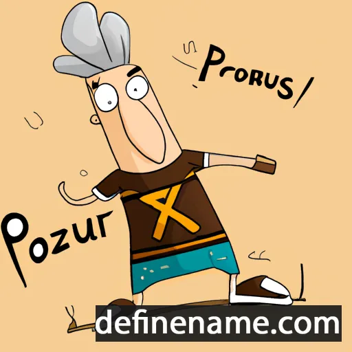 Pirouz cartoon