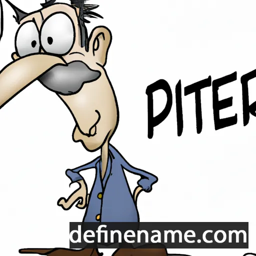 Pitter cartoon