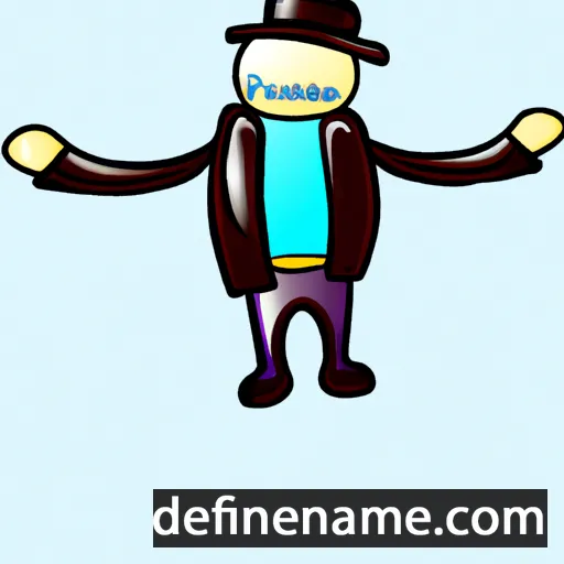 cartoon of the name Pleasance