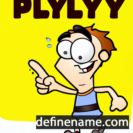 cartoon of the name Pliny