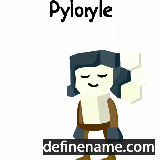 cartoon of the name Polyxene