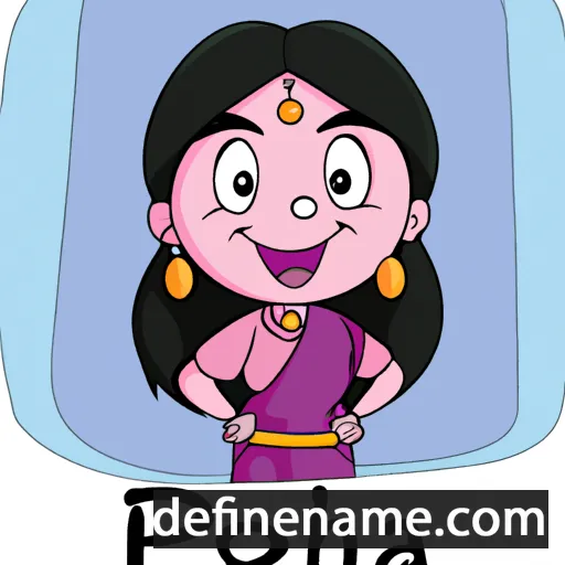 Pooja cartoon