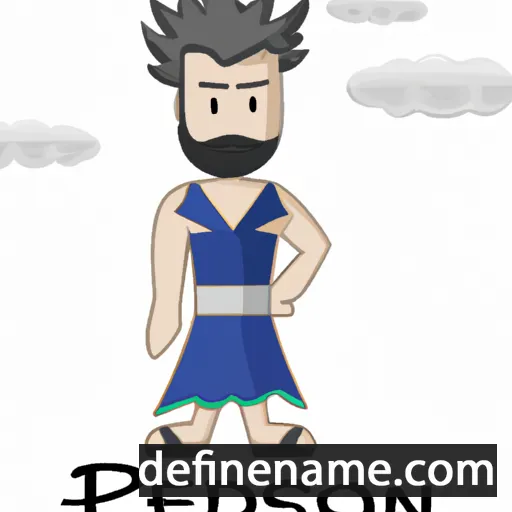 cartoon of the name Poseidon