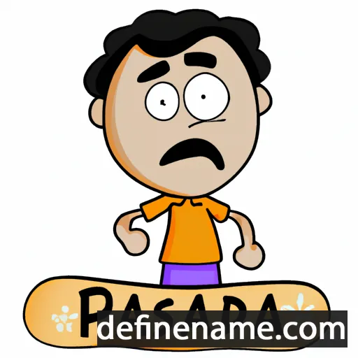 cartoon of the name Prasad