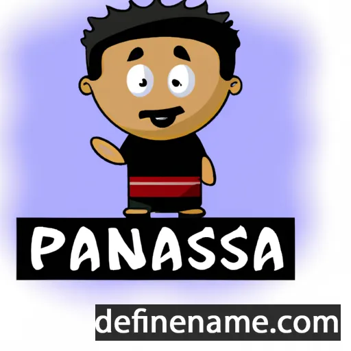 cartoon of the name Prasanna