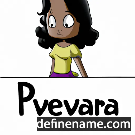 Praveena cartoon