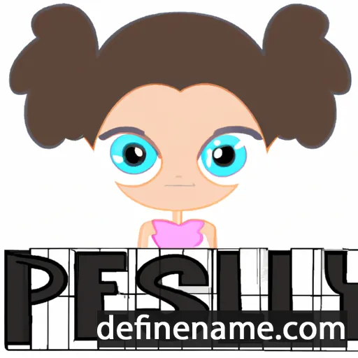 cartoon of the name Presley