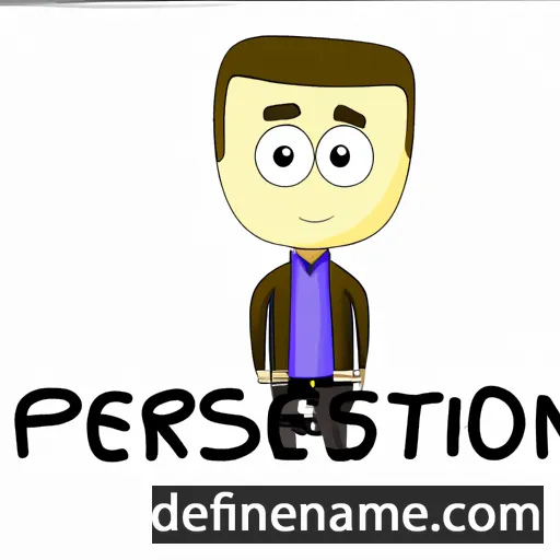 cartoon of the name Preston