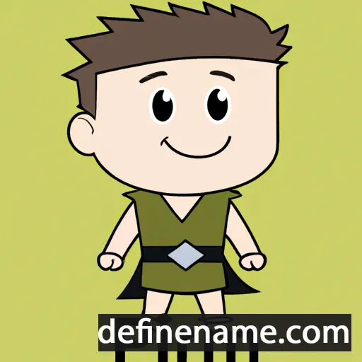 cartoon of the name Priam