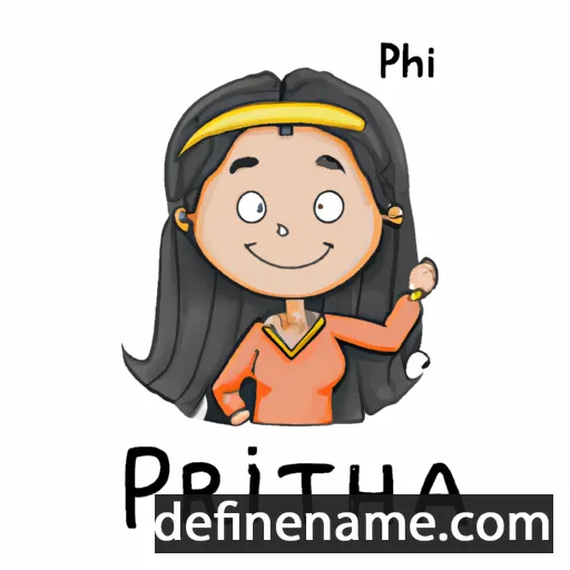 Pritha cartoon