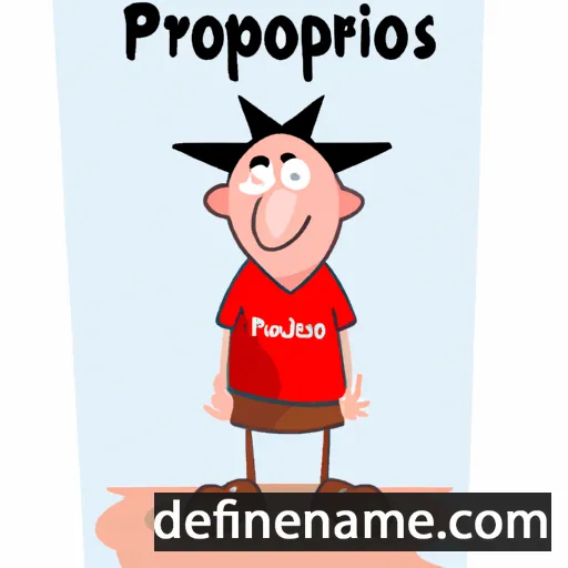 cartoon of the name Prokopis