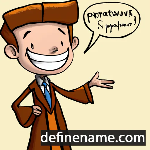 cartoon of the name Prosperus