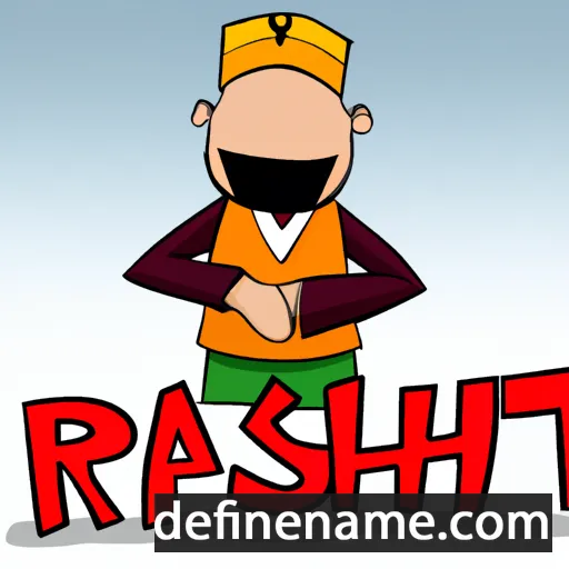 cartoon of the name Räshit