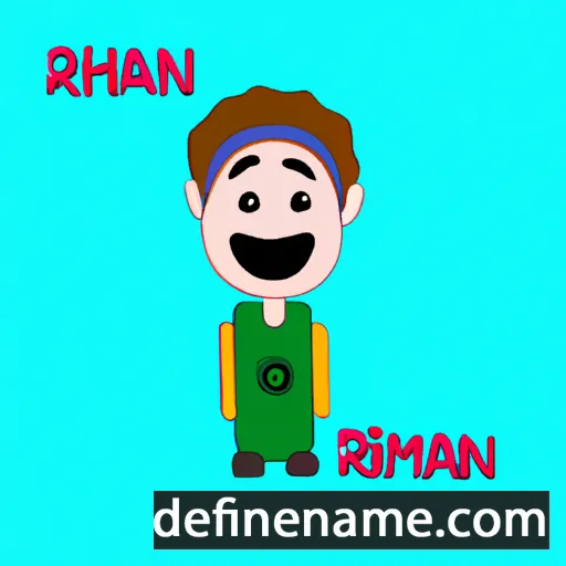 cartoon of the name Rəhman